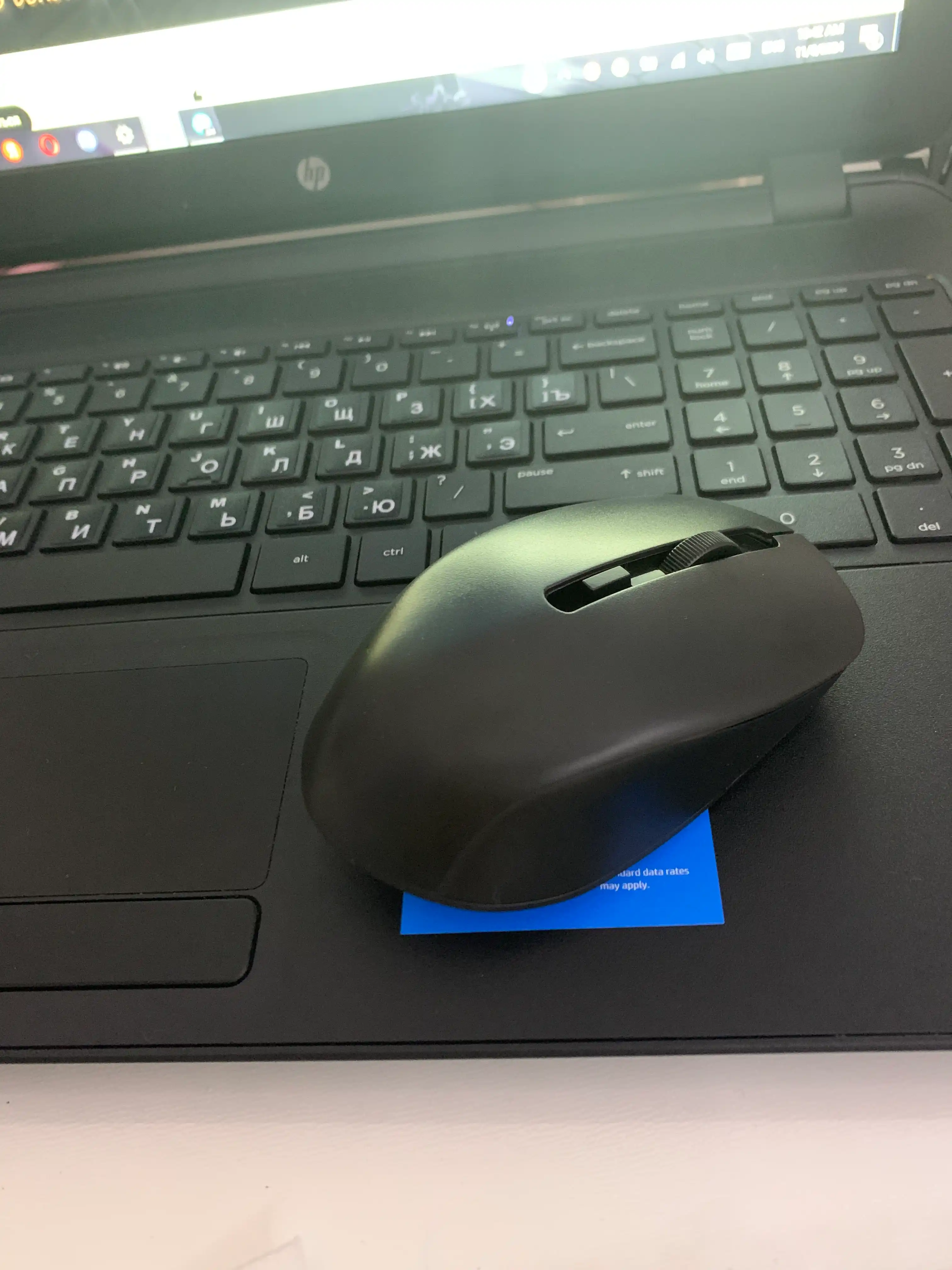 Simsiz va ovozsiz sichqoncha Metoo E0 2.4G, Bluetooth