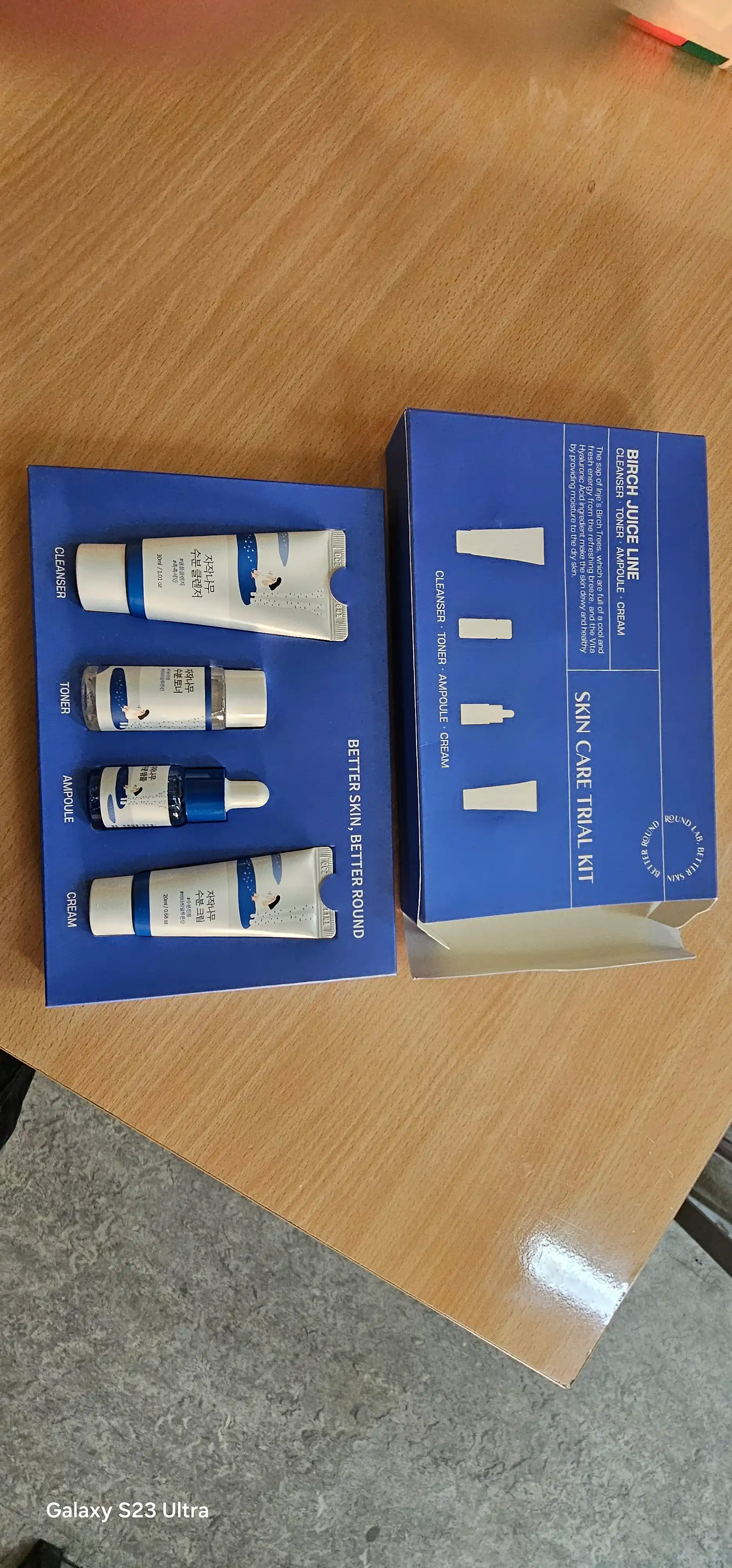 Наборы миниатюр для базового ухода Round Lab Skincare Trial Kit