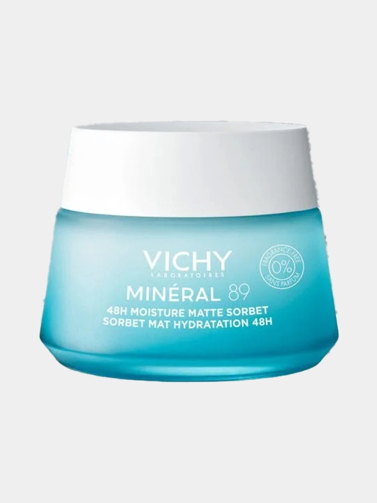 Матирующий гель-сорбет для лица Vichy Mineral, с увлажнением 48 ч, 50 мл