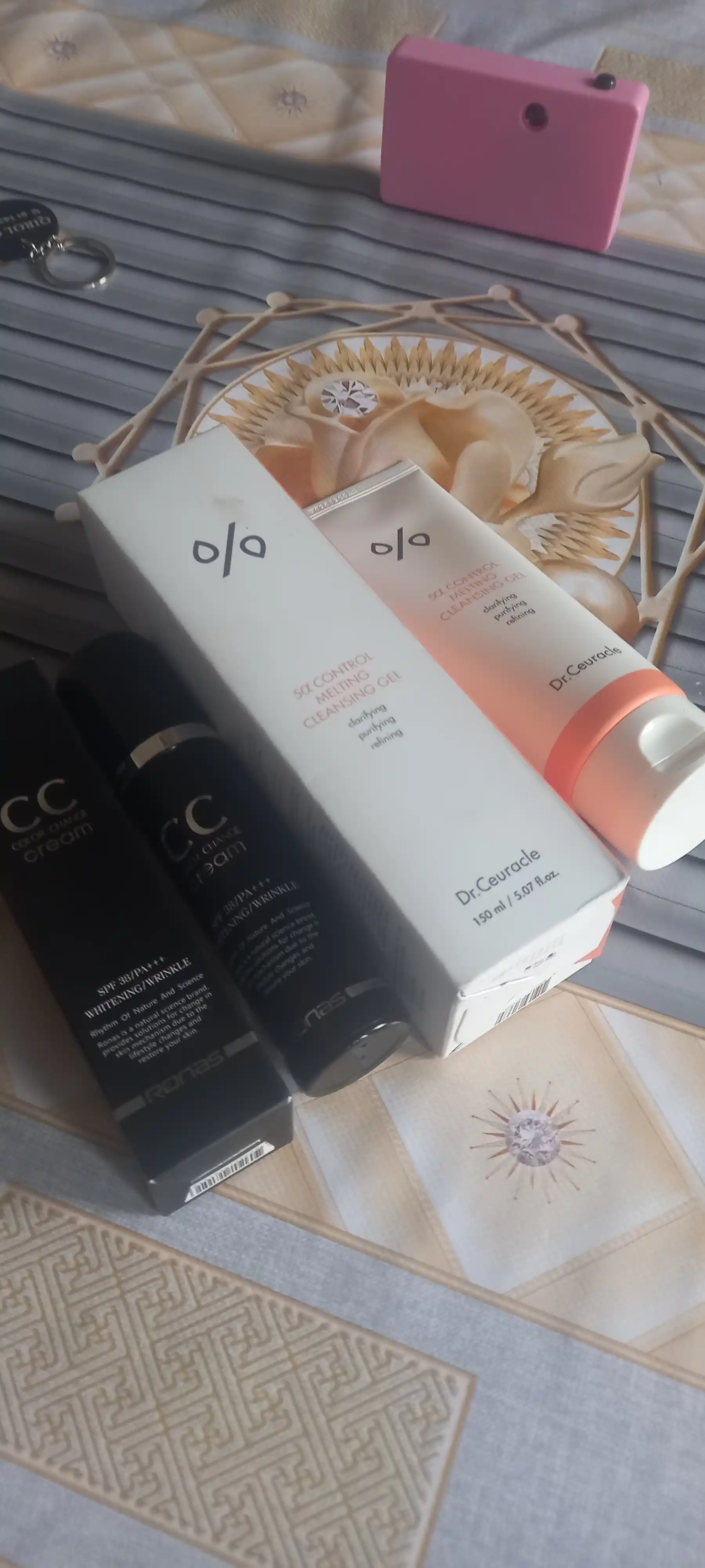 Yuz rangiga moslashuvchan CC-krem, Ronas CC cream color change SPF 34/PA, 50 ml