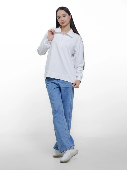 Erkaklar va ayollar unisex kuzgi oversize svitshot, oversayz yoqalik zamoklik hudi