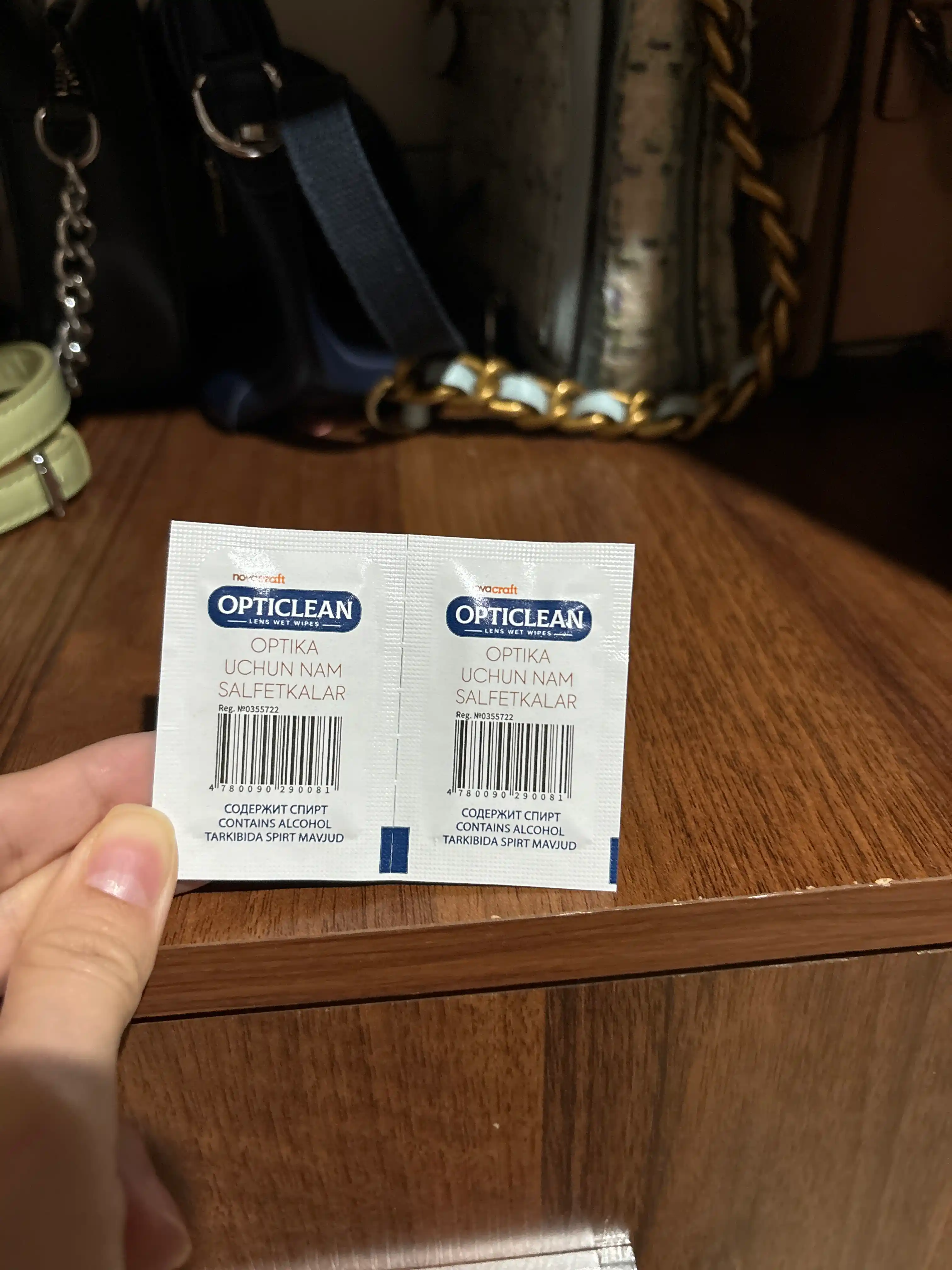 Ko‘zoynak va gadjet ekranlari uchun nam salfetkalar, Opticlean, 200 dona