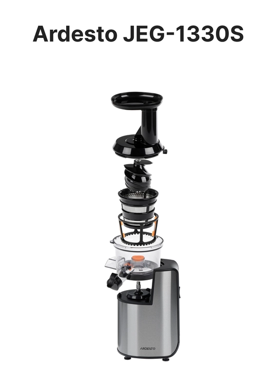 Shnekli electric sharbat siqqich Ardesto JEG-1330S, JEG-1330SL, sabzavot, meva, yongok