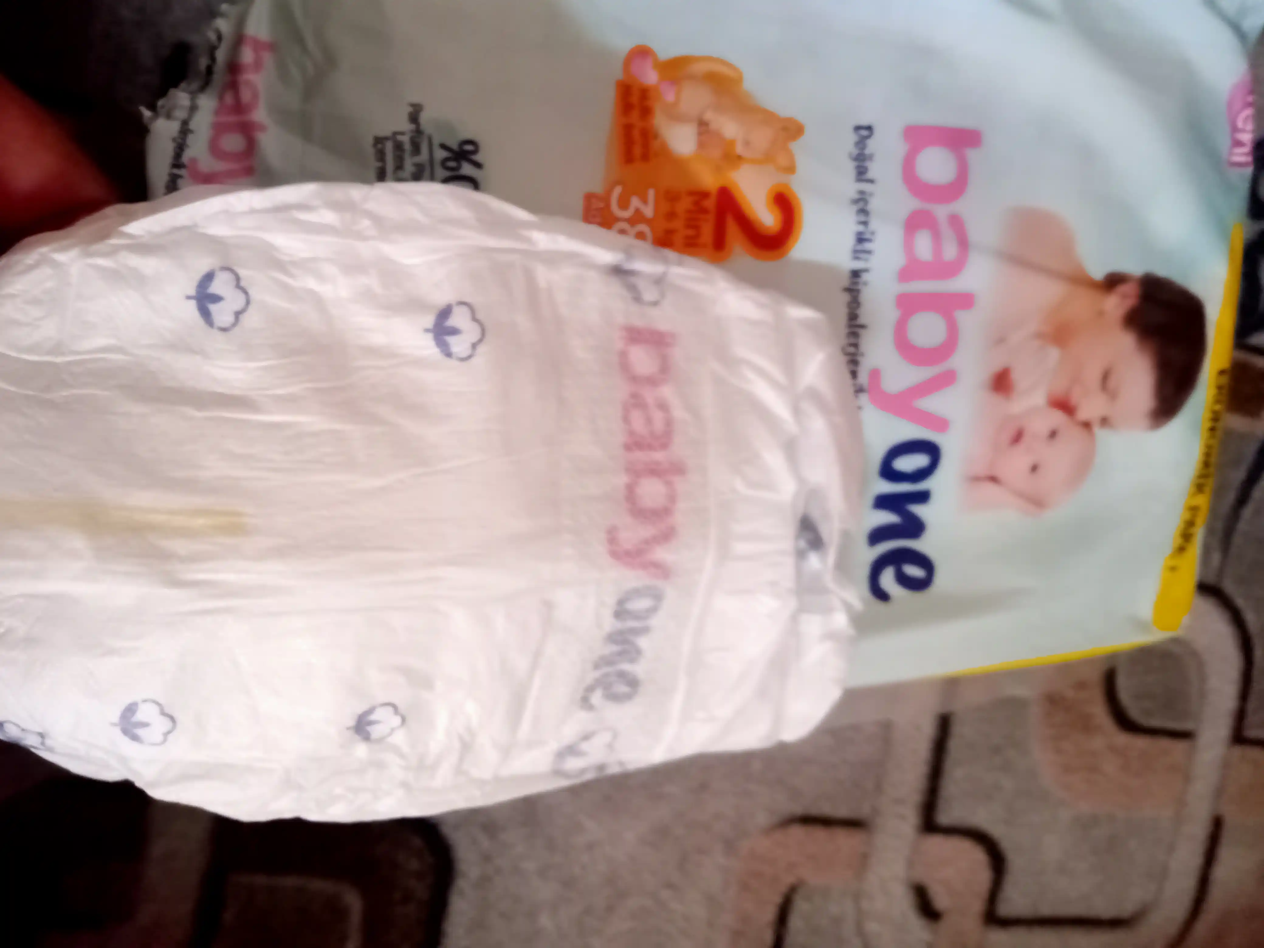 Детские подгузники Babyone Mini Eco, 38 * 2