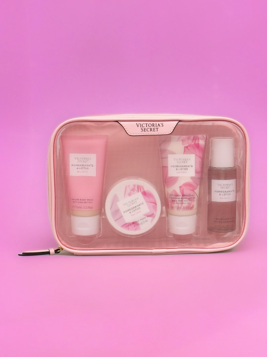 Подарочный Набор Victoria's Secret Natural Beauty Pomegranate & Lotus Balance Starter Kit - 