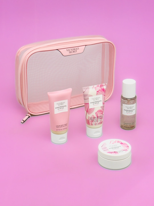 Sovg'a uchun toplam Victoria's Secret Pomegranate & Lotus Balance Starter Kit