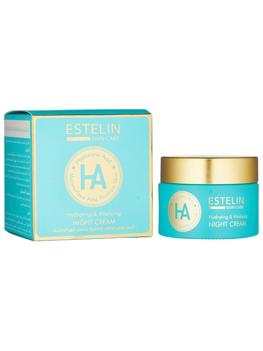 Yuz kremi Hyaluronic acid hydrating & vitalizing night cream, 50 g - 