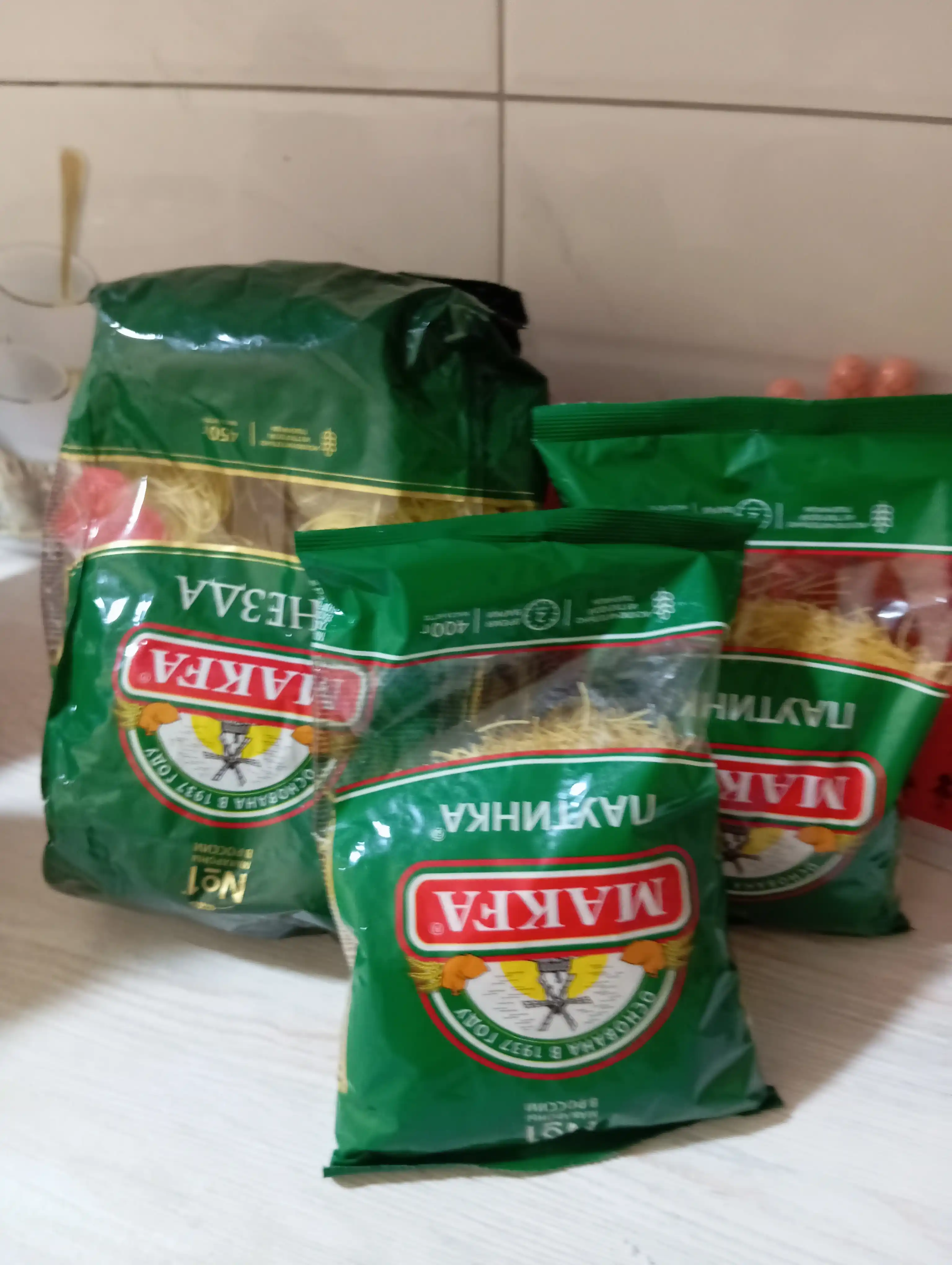 Макароны Makfa вермишель паутинка, 400 г