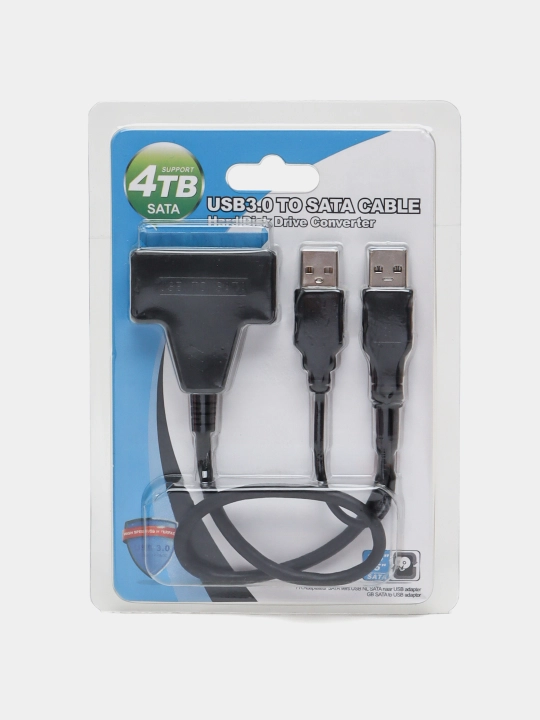 CD-ROM, HDD, SATA Hard diskni USB portga ulash uchun adapter, USB 3.0 SATA kabel