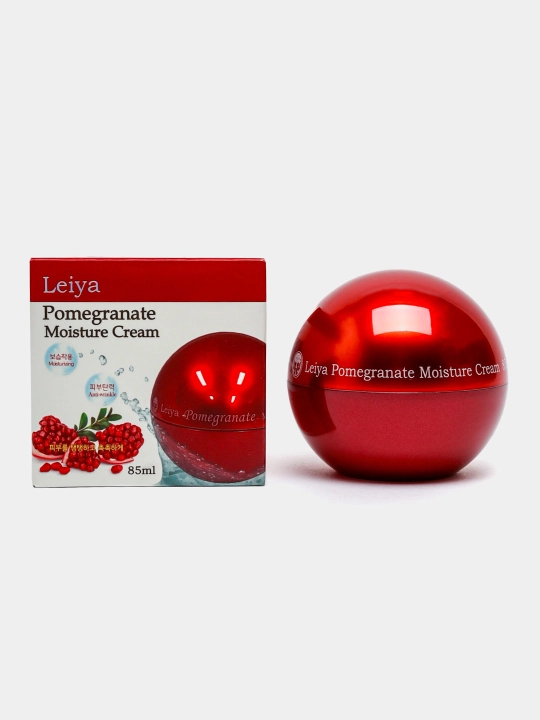 Крем для лица, Leiya, Hyaluron, Snail, Green Tea, Pomegranate, Olive, Collagen, 85 мл