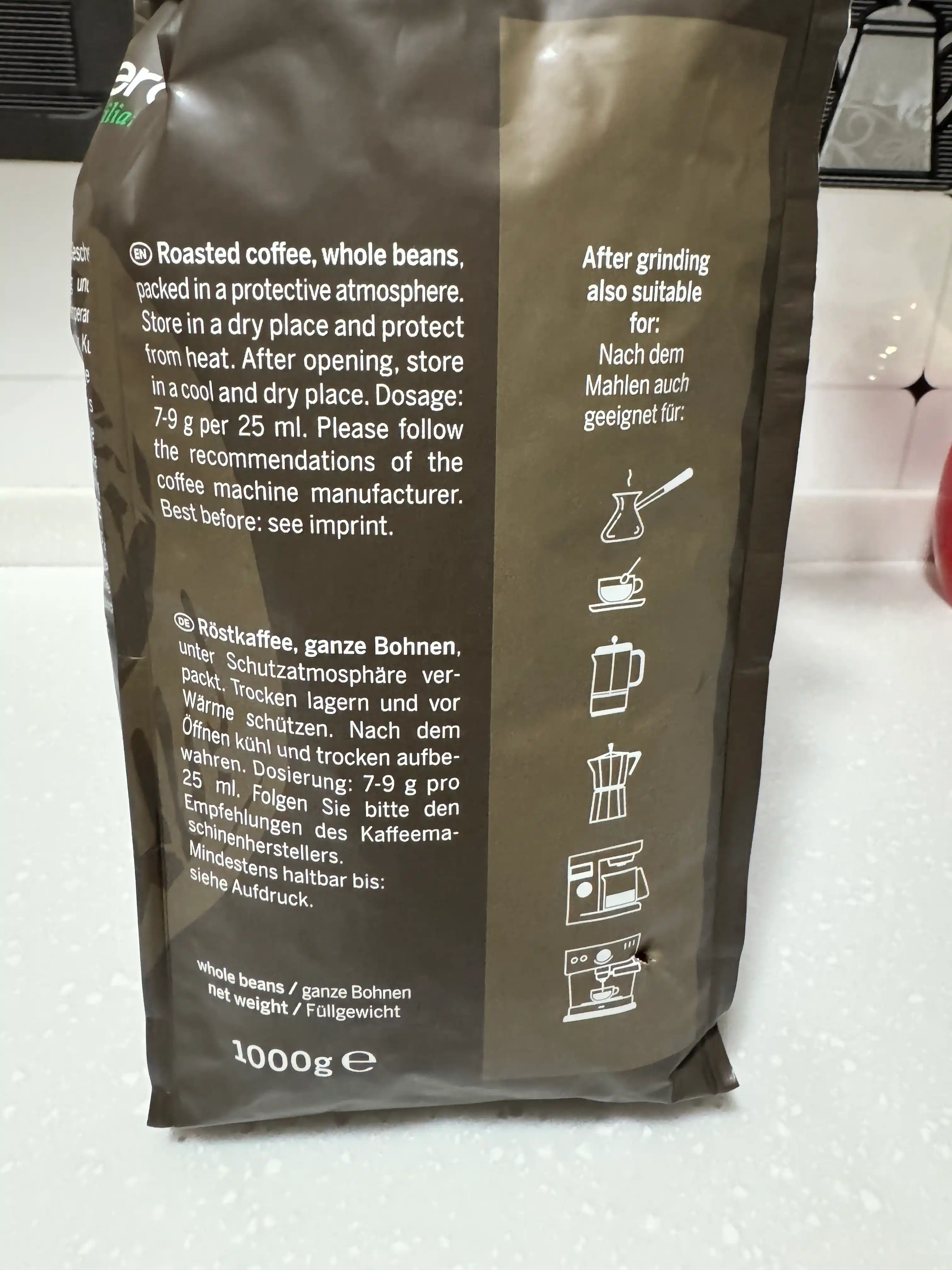 Qahva donlari Lavazza Gusto Pieno, 1 kg