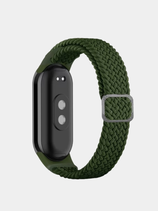 Xiaomi Mi Band 8, 9, 10 uchun almashtiriladigan, neylon to'qilgan tasma