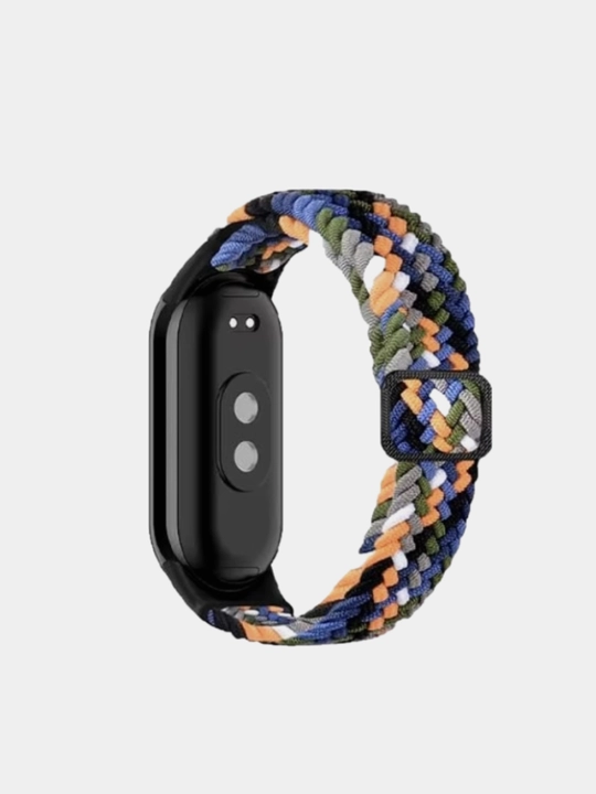 Xiaomi Mi Band 8, 9, 10 uchun almashtiriladigan, neylon to'qilgan tasma