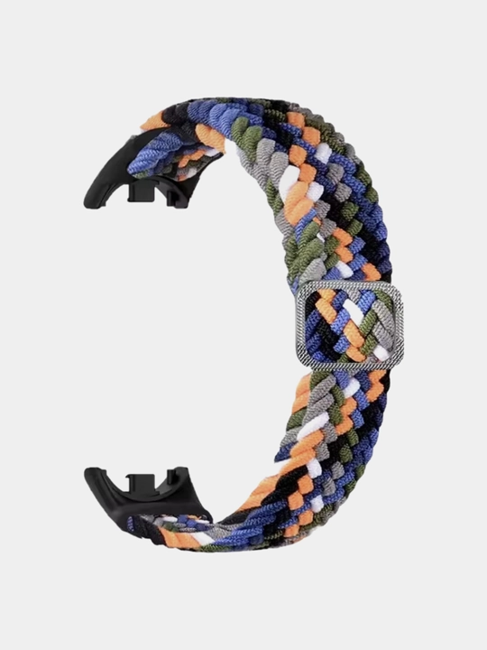 Xiaomi Mi Band 8, 9, 10 uchun almashtiriladigan, neylon to'qilgan tasma
