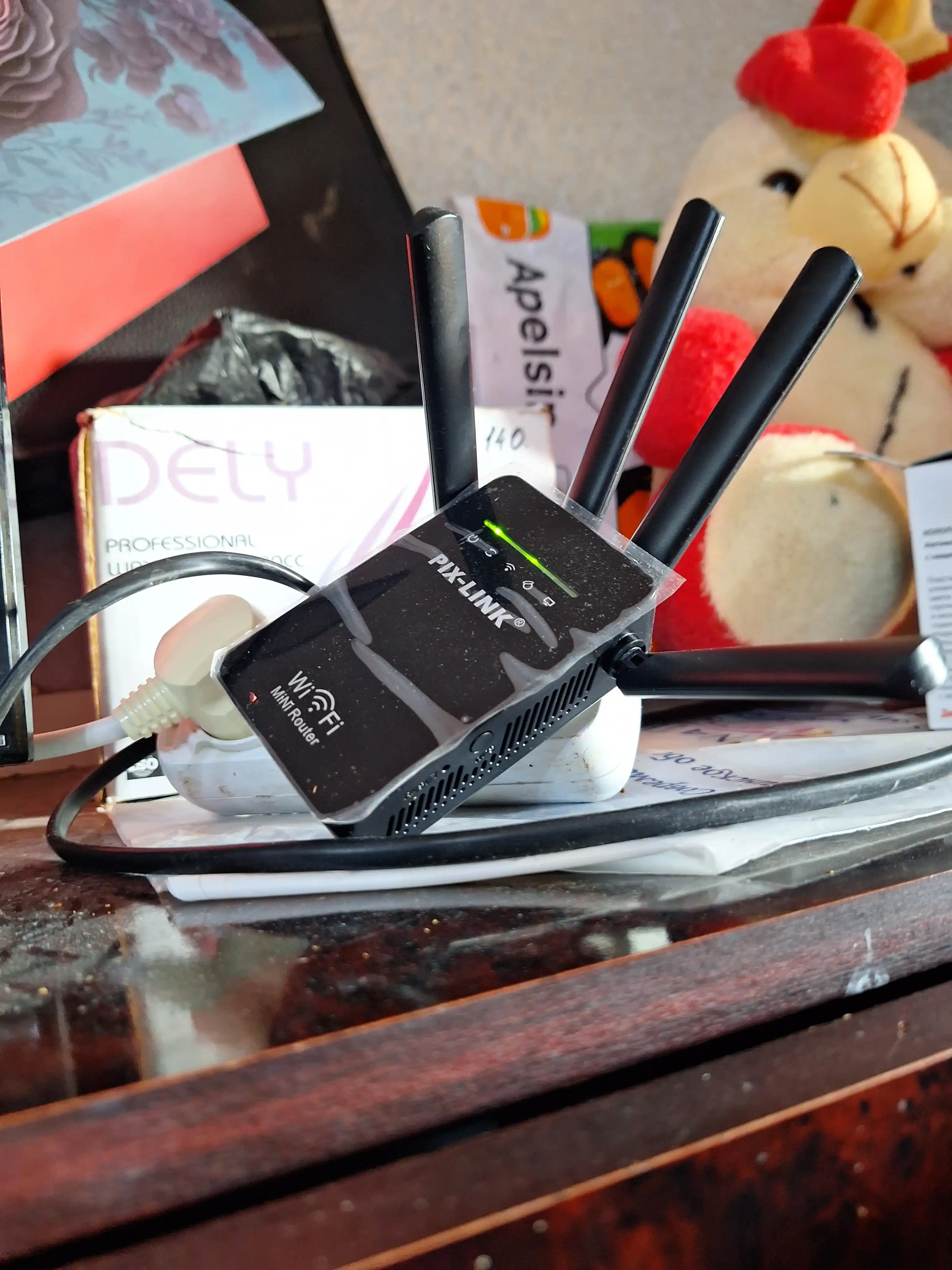 Router Wi-Fi signal kuchaytirgich PIX-LINK 300 Mbit/s gacha, 150 m gacha qamrov