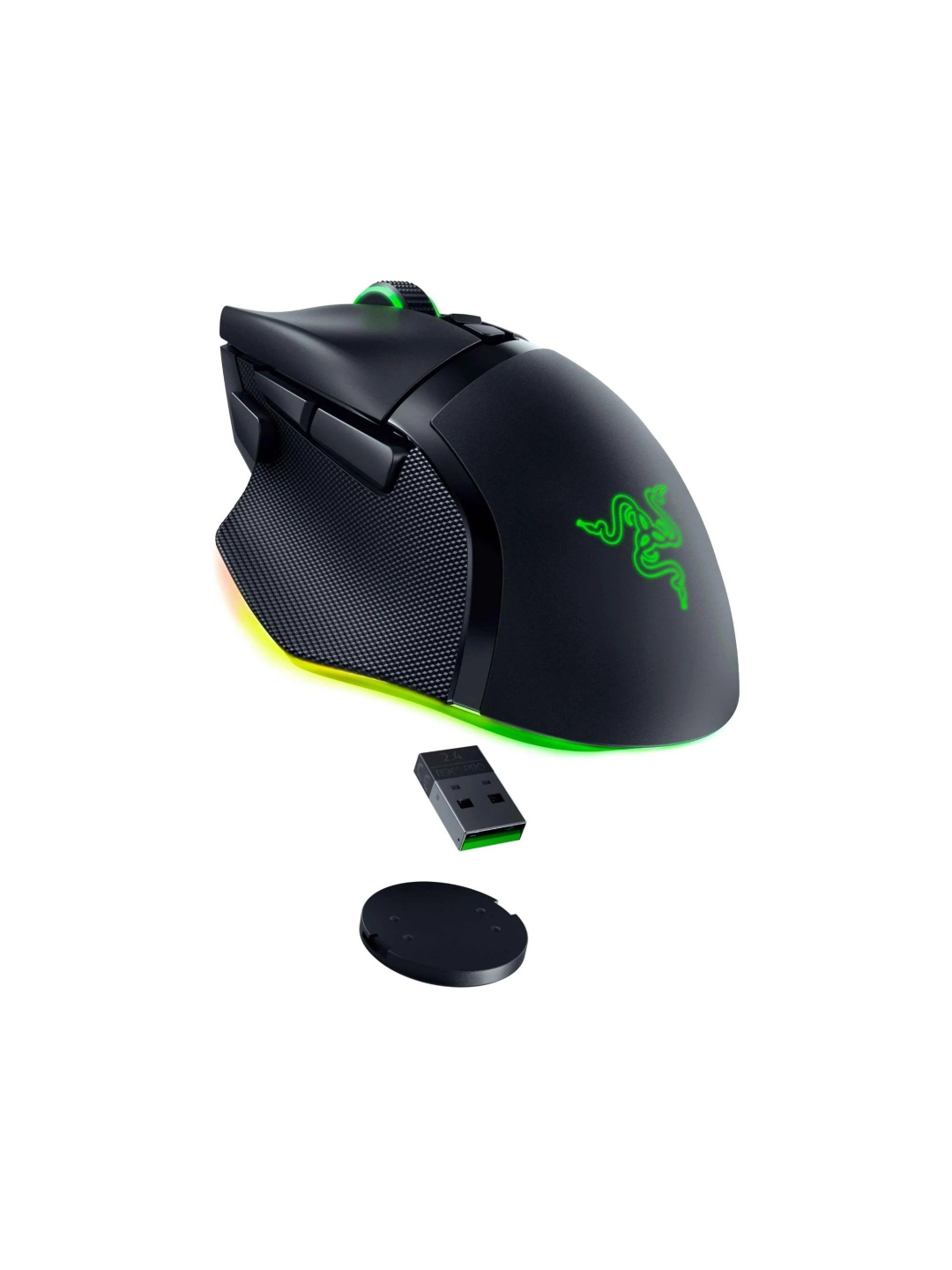 Мышка razer basilisk v3 pro. Razer basilisk v3 pro. razer basilisk v3 pro black. razer 2025. модуль беспроводной зарядки для razer basilisk v3 pro белый.