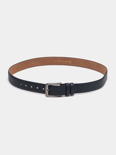Мужской ремень из натуральной кожи LION LEATHER BELT — ALON-0082-ТЕМНСИН