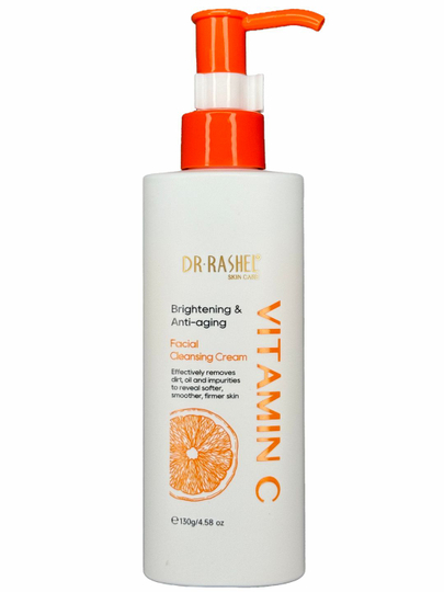 Очищающий крем для лица, Vitamin C brightening & anti-aging cleansing cream, 130 гр - 