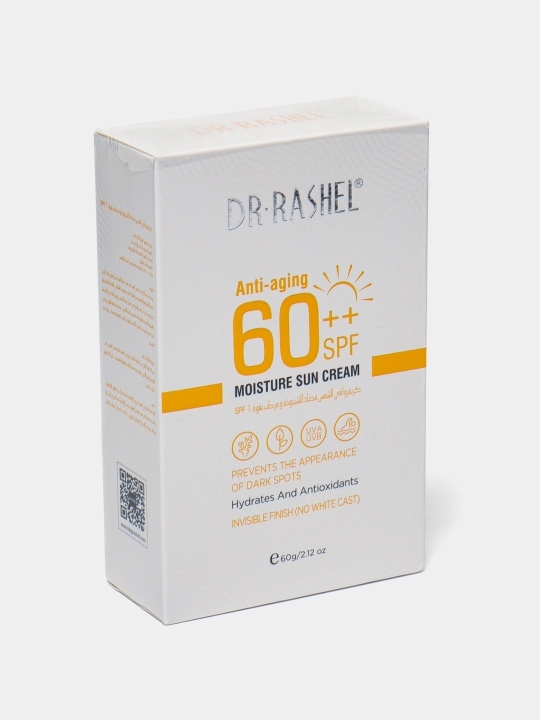 Quyosh krem Dr. Rashel spf 60+ anti-aging and moisture sun cream, 60 g