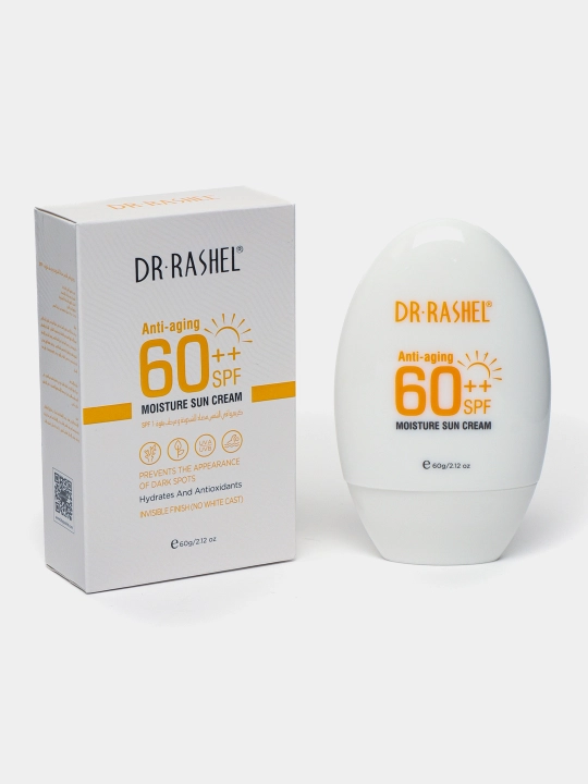 Quyosh krem Dr. Rashel spf 60+ anti-aging and moisture sun cream, 60 g - 