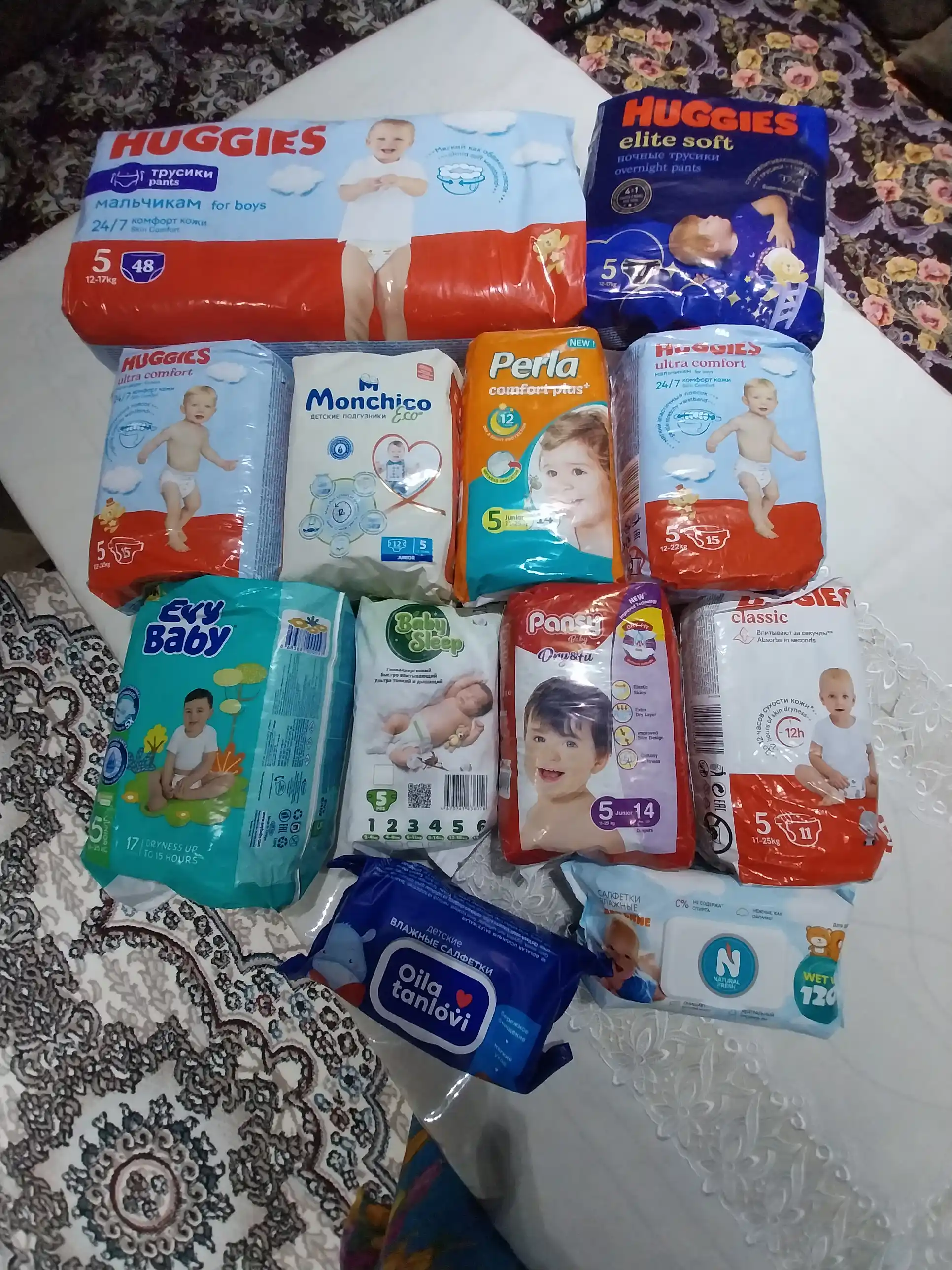 Подгузники Monchico Eco+, размер 5, 12-18 кг, 12 шт