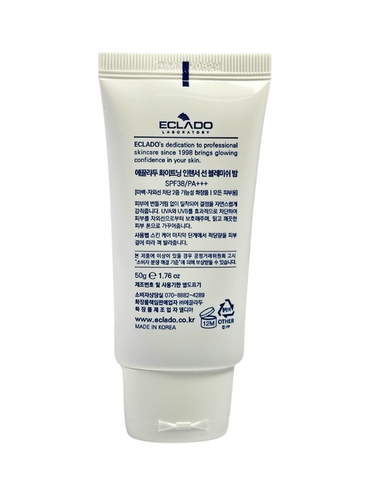 BB-крем Eclado SPF 38/PA+++ подходит для всех типов кожи, для загара лица