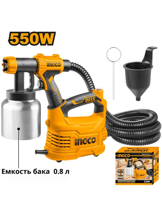 Краскопульт электрический INGCO INDUSTRIAL SPG5008-2 - 