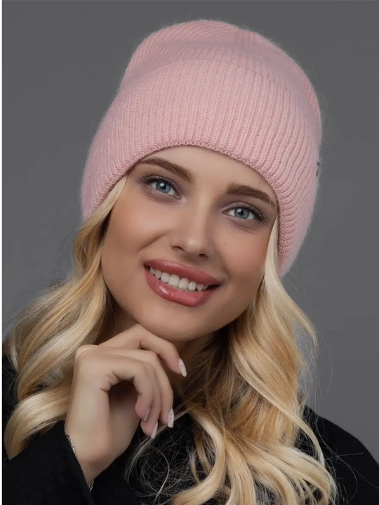 Ayollar uchun, qishkim, angora, qalpoq, to'qima, uniseks
