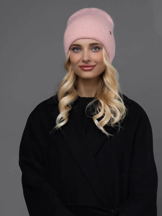 Ayollar uchun, qishkim, angora, qalpoq, to'qima, uniseks