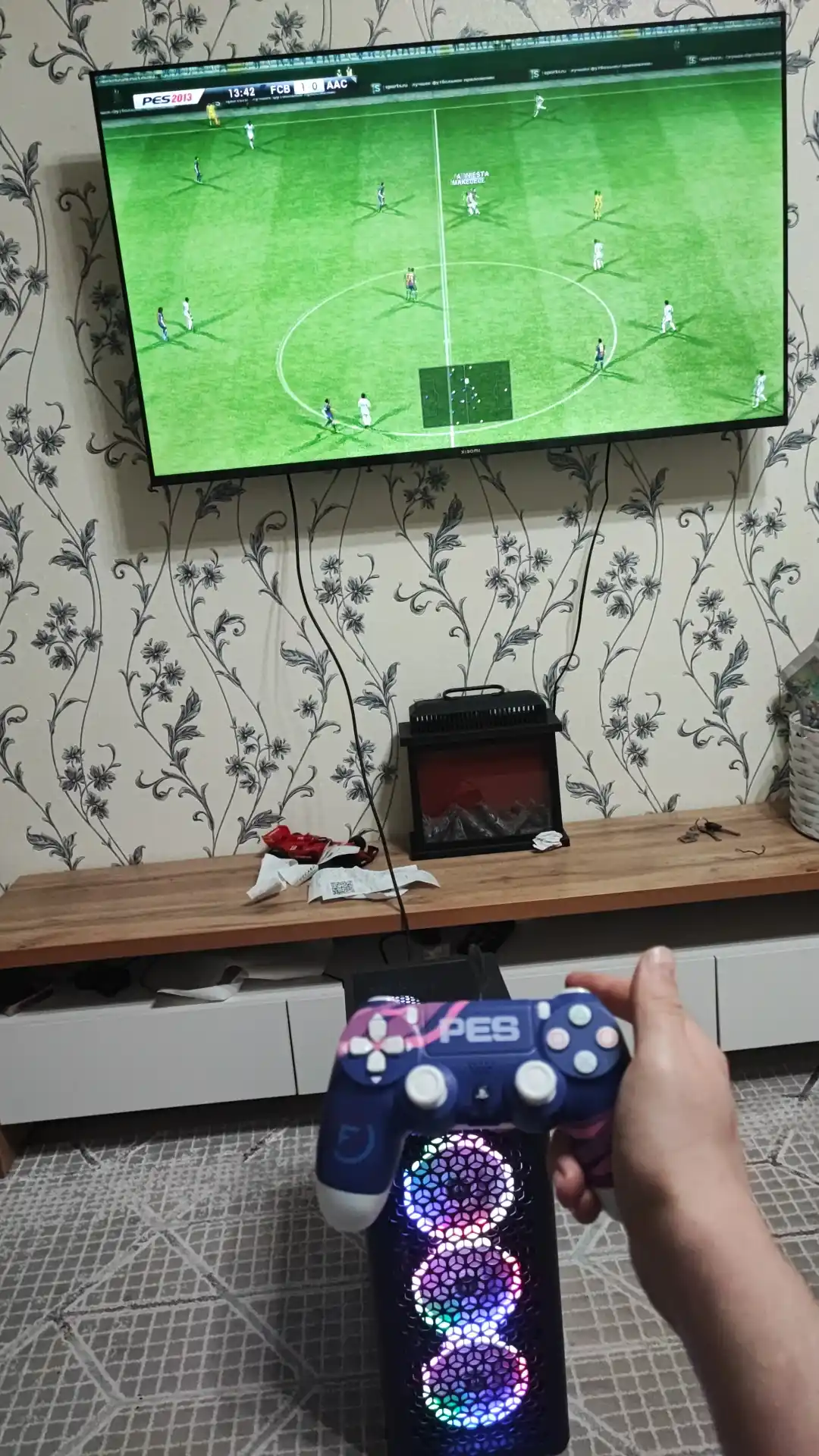 Joystik PS4, Bluetooth, simsiz geympad komyuter va smartfonlar uchun kontroller