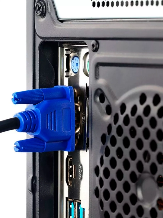 Кабель VGA для монитора компьютера, проектора, моноблока, ноутбука, 1.5 м