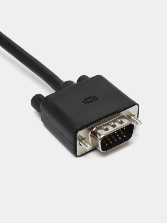Кабель VGA для монитора компьютера, проектора, моноблока, ноутбука, 1.5 м
