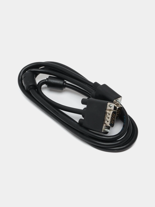 Кабель VGA для монитора компьютера, проектора, моноблока, ноутбука, 1.5 м