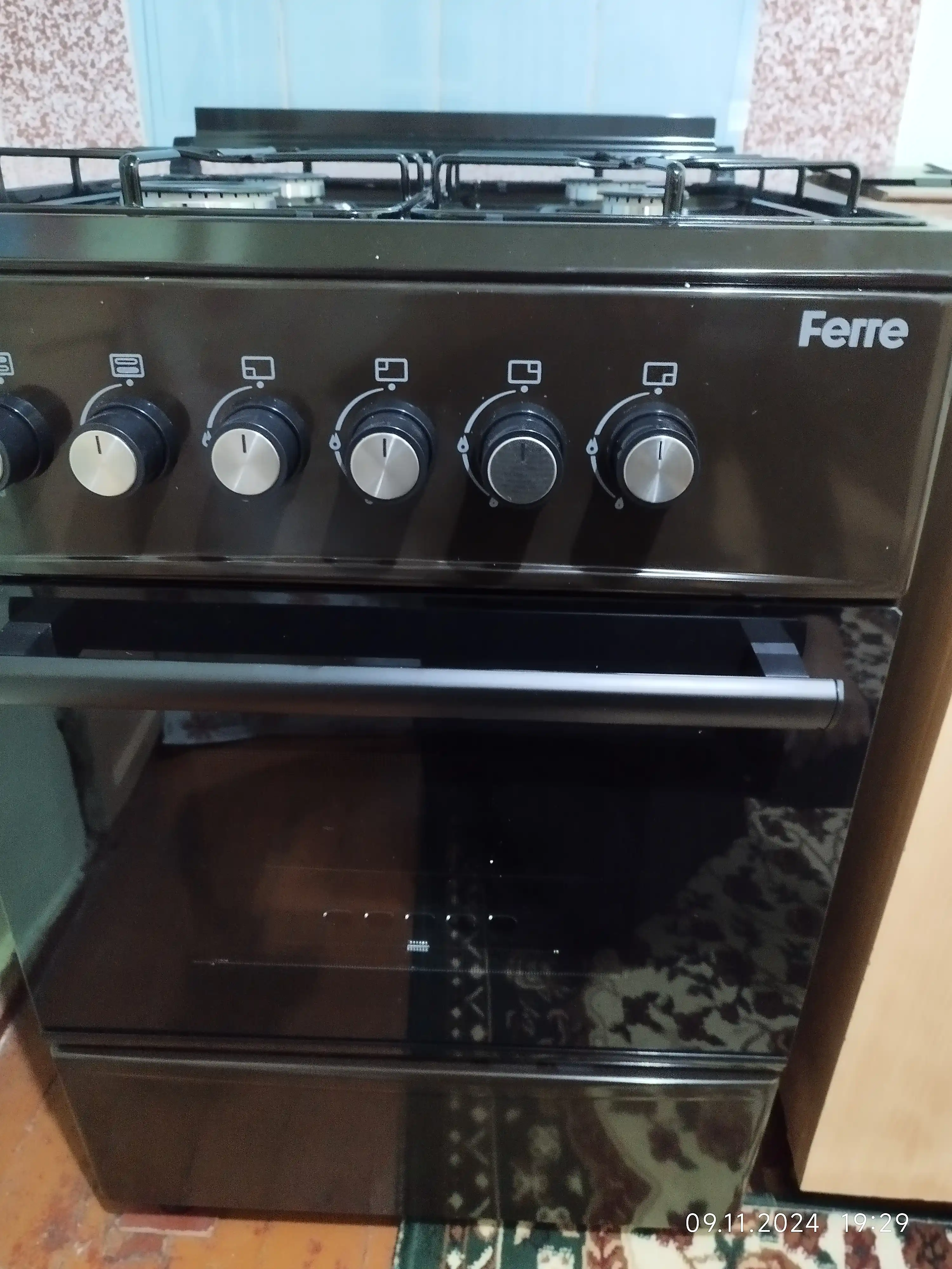 Gaz plita FERRE-LP 60G 40 DB-ECO va W-ECO, 57 litr, 4 gaz konfokalar