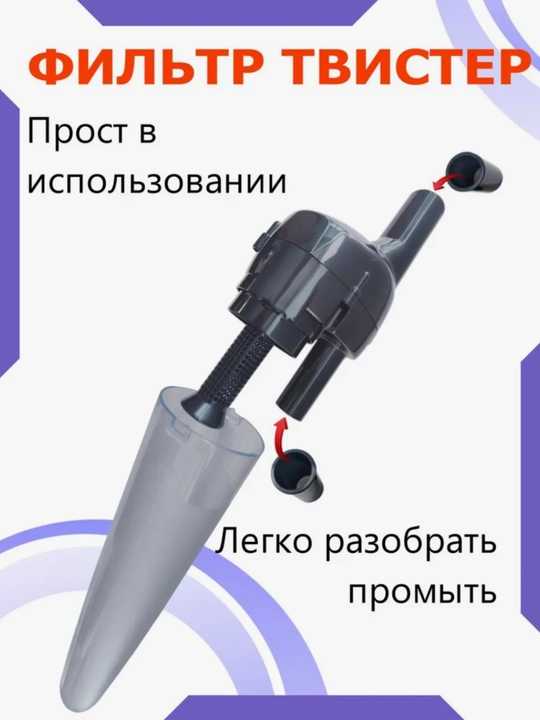Фильтр для пылесоса, циклонный