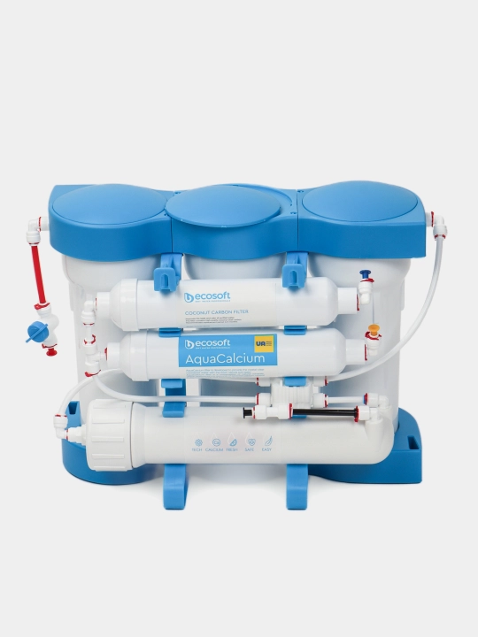 Lavabo ostida suv filtri, oshxona, uy uchun, teskari osmos Ecosoft PURE AQUACALCIUM