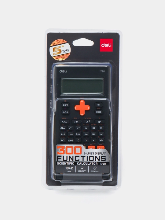 Ilmiy kalkulyator Deli 300F E1720-Black
