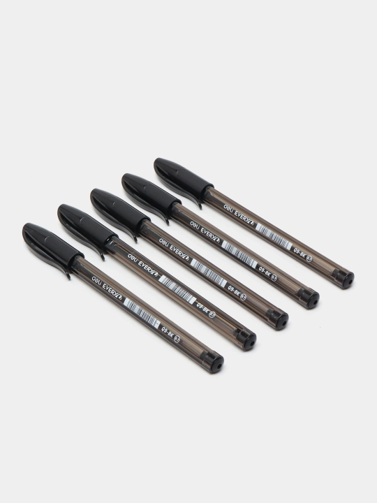 Sharikli ruchka 0,7mm. Deli EQ9-BK, 5 dona