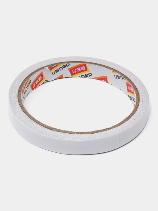 Скотч 2х сторонний Deli 30401, 12 мм×10 м