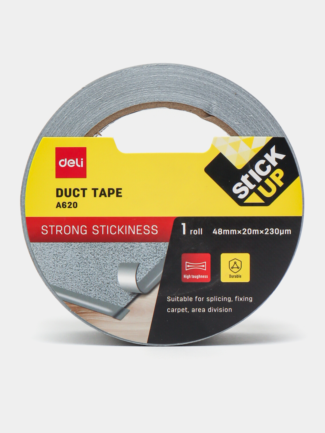 Deli EA620 matoli yopishqoq lenta, Kulrang, 48 mm×20 m×230 mm