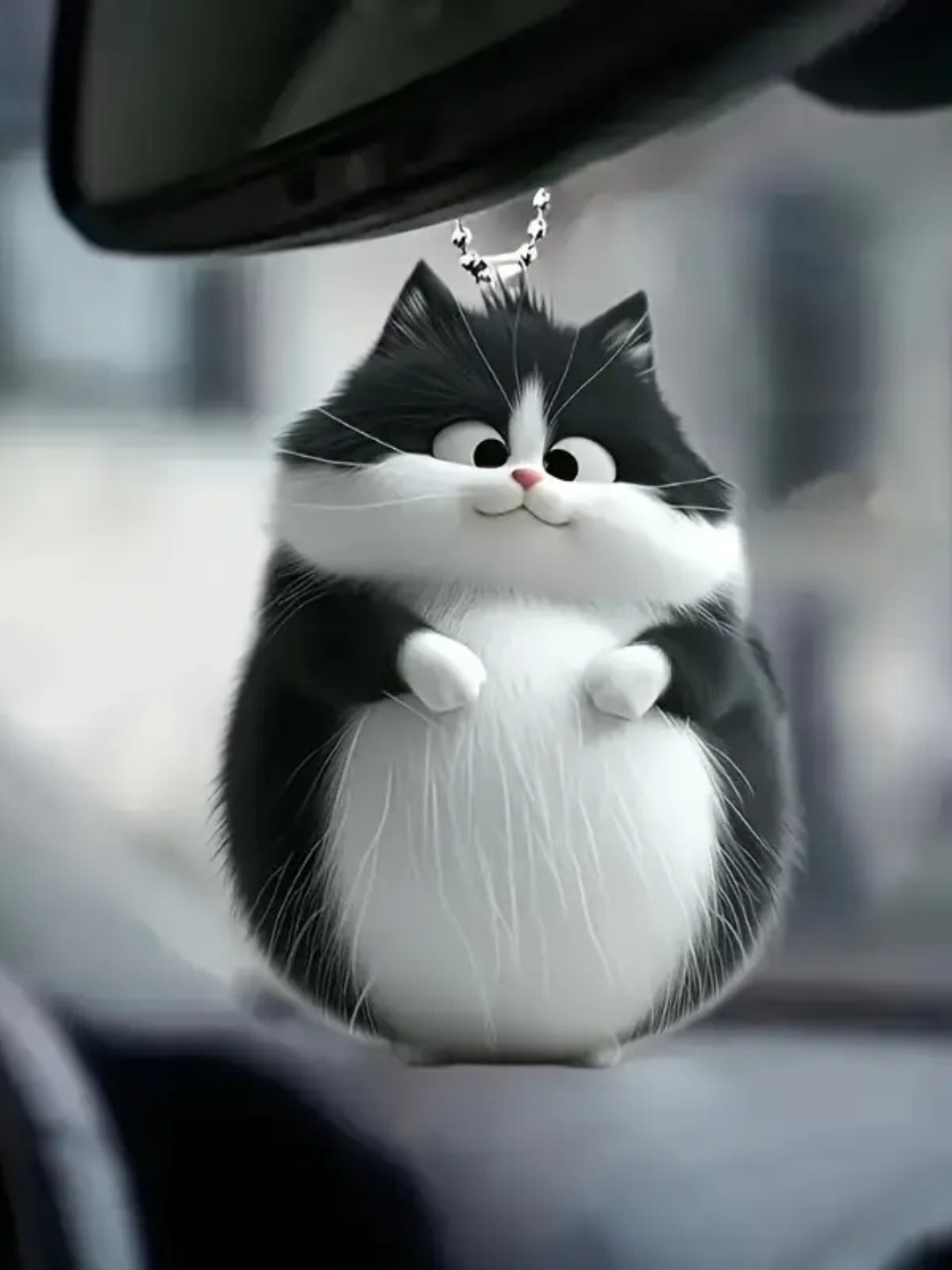 Semiz mushuk bilan semiz