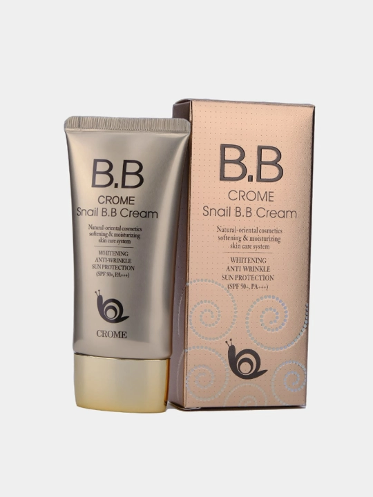 Ko'p funksiyali BB krem Crome Snail, SPF 50+, PA+++, 50 ml