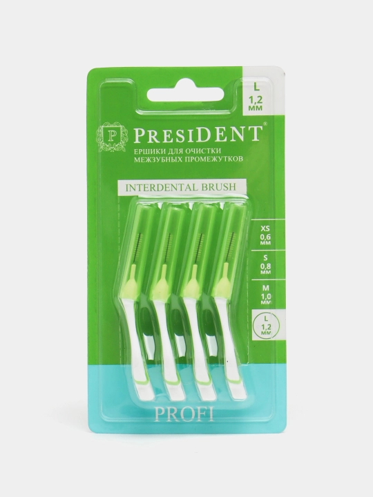 Ёршики межзубные President Profi, L - 