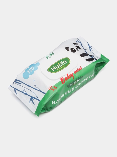 HUSFA Kids nam salfetkalari, 120 dona