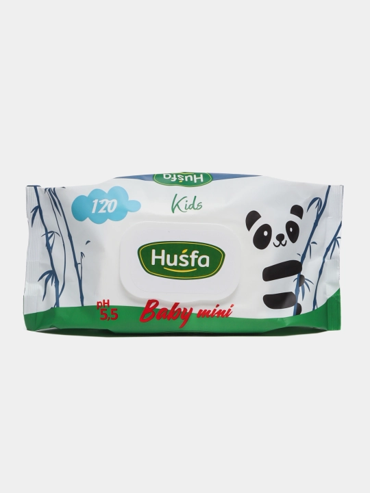 HUSFA Kids nam salfetkalari, 120 dona