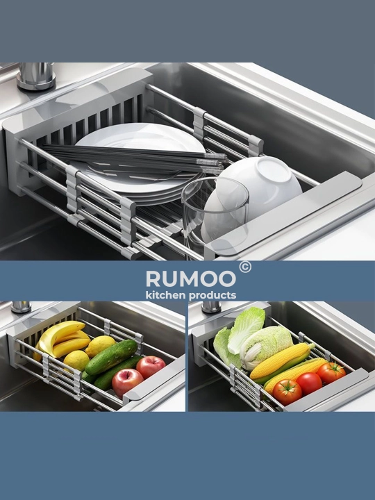 Rumoo Кухонная мойка, Нержавеющая сталь 75*50-22 см / 7550-1FYW