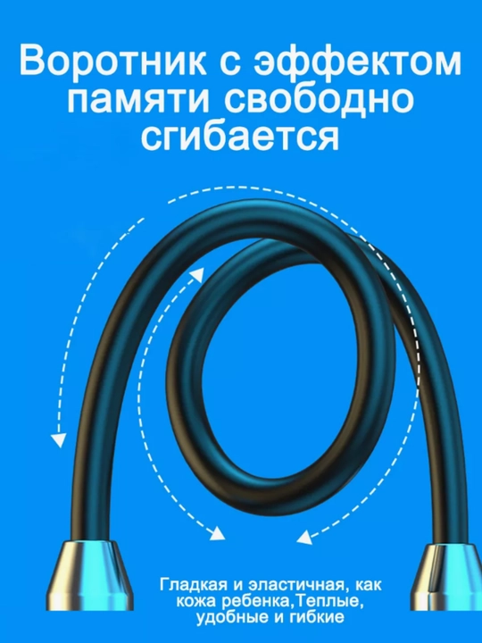 12D simsiz Bluetooth quloqchinlar, ichki kanalli, bo‘yin gardishi bilan