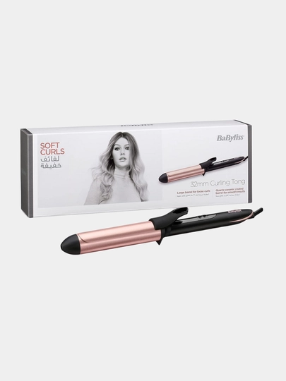 Выпрямитель щипцы для завивки волос BaByliss, широкий корпус щипцов для завивки, 32 мм — DEFT-C452SDE