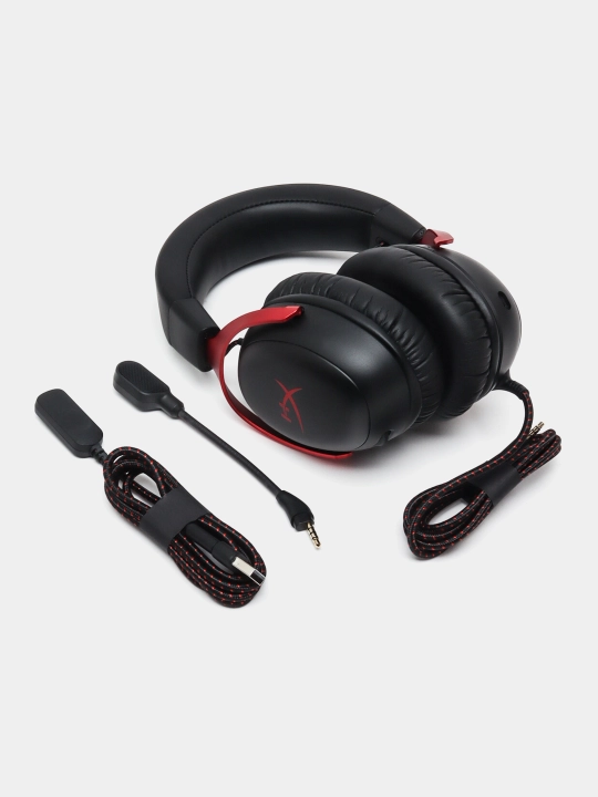 Игровые наушники проводные HyperX Cloud, с микрофоном, мощный звук