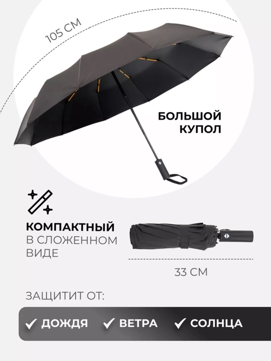 Erkaklar va ayollar uchun quyosh va yomg'ir uchun mo'ljallangan avtomatik soyabon